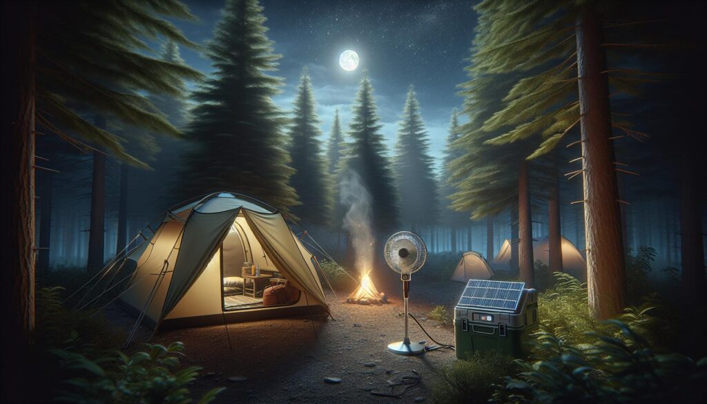Hot Summer Nights? How to Power a Fan While Camping!