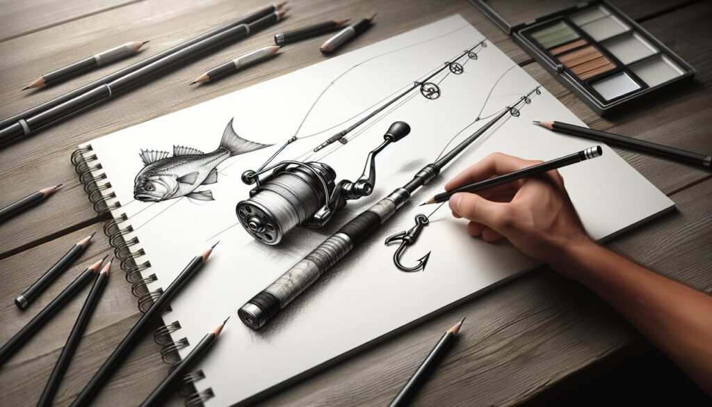 How to Master the Art of Sketching a Fishing Pole