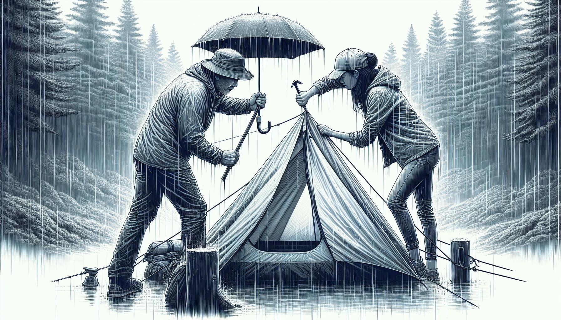 How to Set Up a Tent in the Rain: Master the Technique!