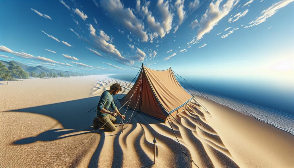 How to Master the Art of Pitching a Tent on Sand: Expert Tips and Tricks