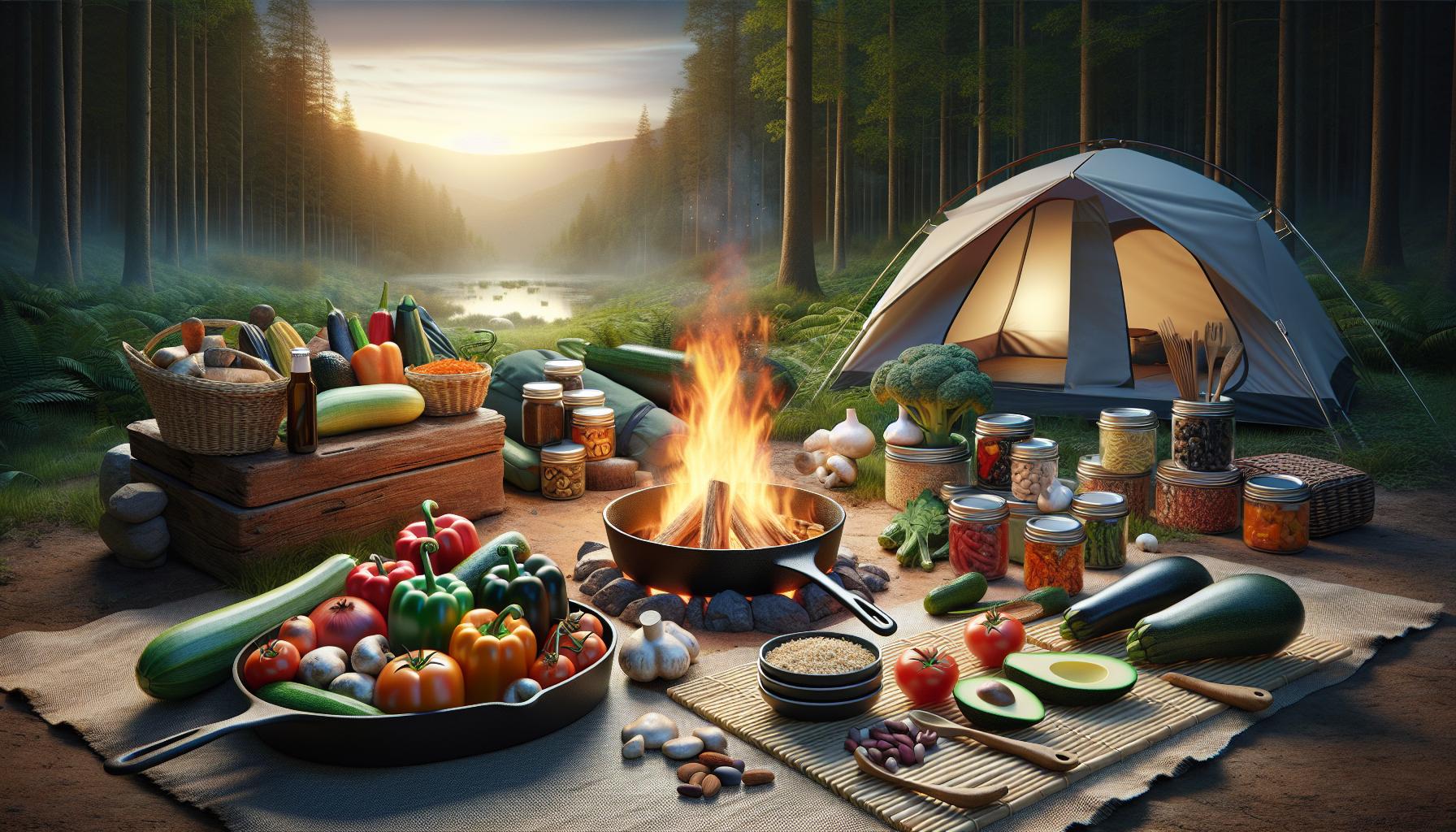 What to Eat While Camping Vegetarian: Delicious Outdoor Meals for Plant-Based Campers