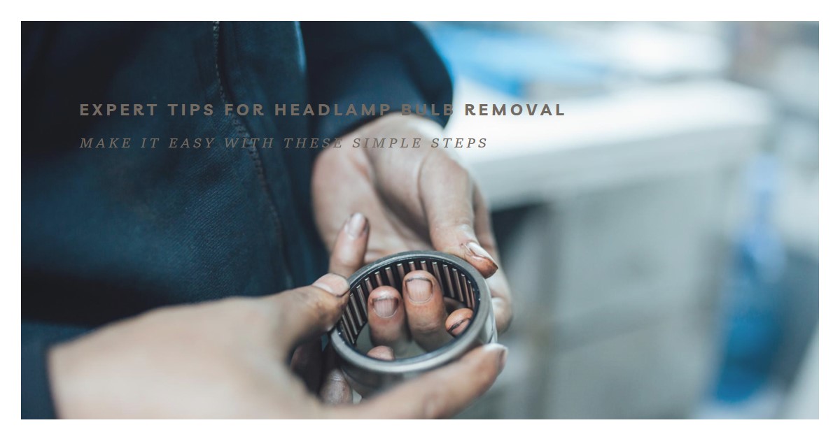 Headlamp Bulb Removal